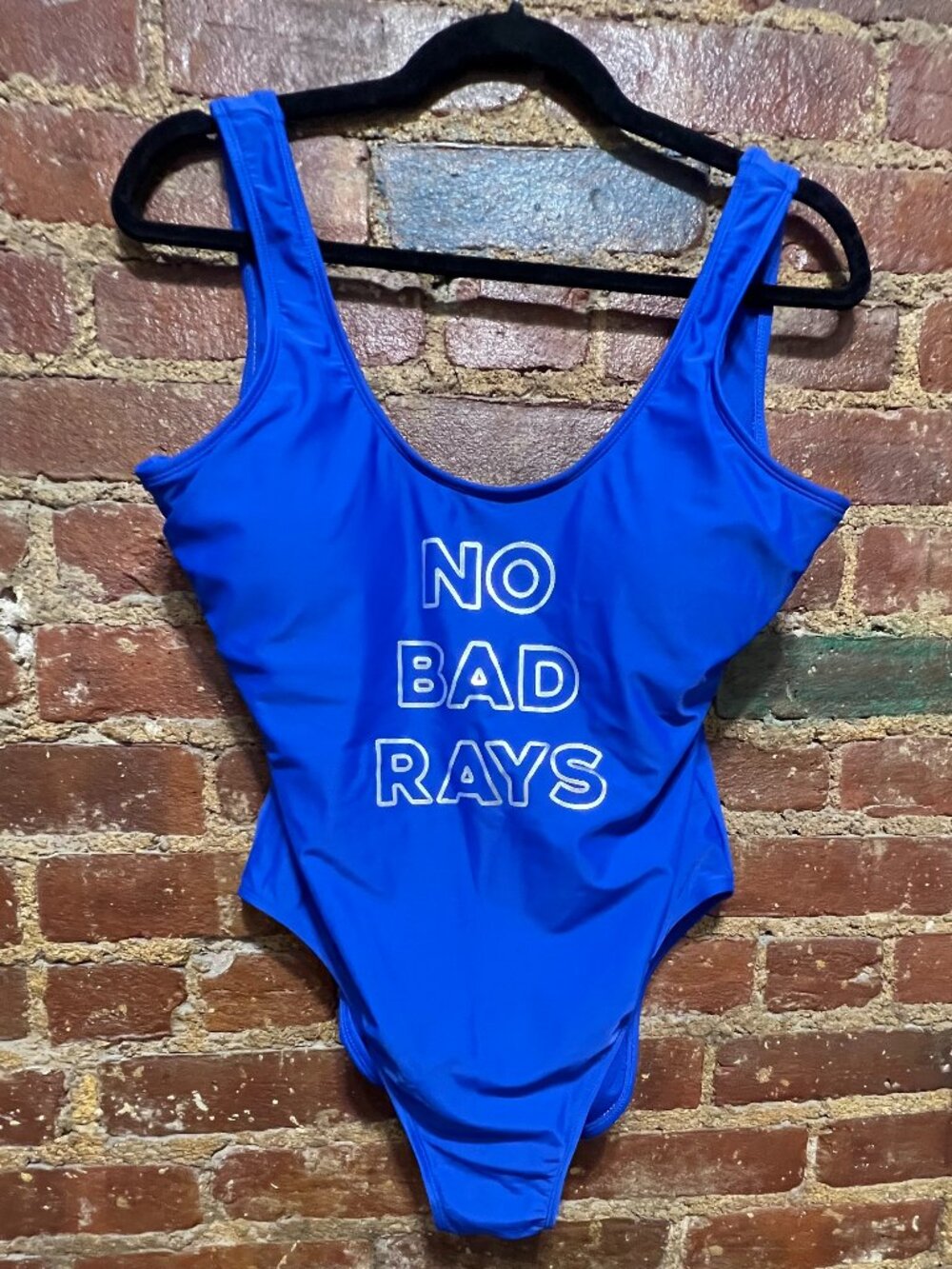 Blue Kitschy One Piece Swimsuit